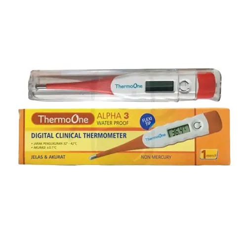 TERMOMETER DIGITAL THERMO ONE ALPHA 3 WATER PROOF FLEXITIP