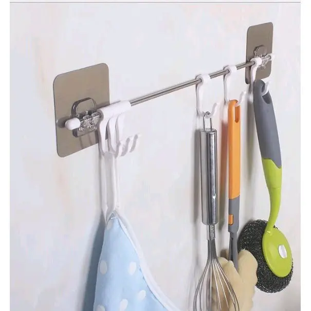 Tempelan Dinding Super Kuat Hook Rak Sudut Tempelan Kait Rak Gantung 3