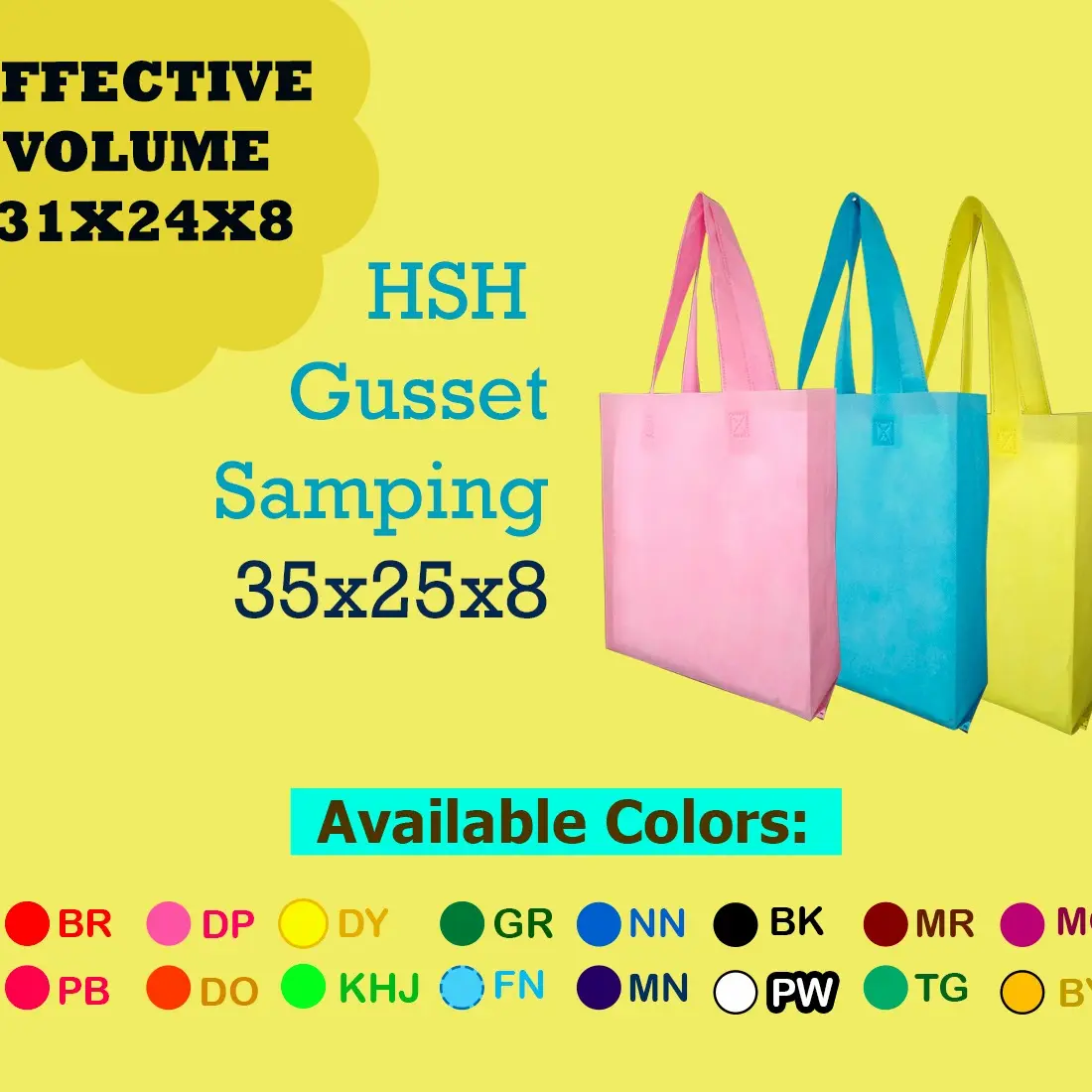 goodie bag handle 352508 65 gsm