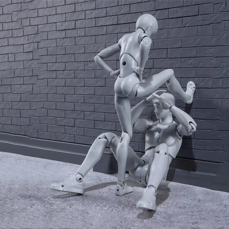 SHF BODY KUN BODY CHAN DX Set GRAY Color Ver - SHFiguarts Mannequin 1