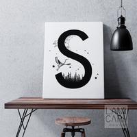 Gambar Dekorasi Inisial Nama Huruf S Rumah Home Pajangan Frameless Dinding - Hook, Medium dari LANCARI Kota Administrasi Jakarta Pusat 2 Tokopedia