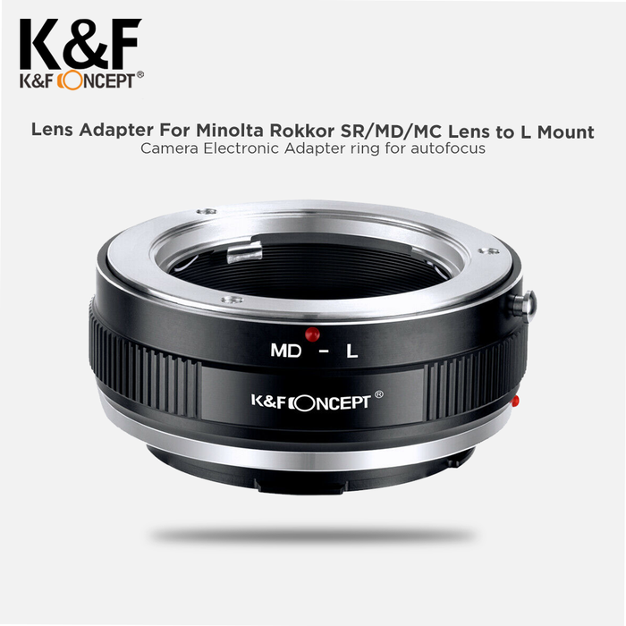 Gambar KNF Concept Lens Mount Adapter Minolta Rokkor SR/MD/MC to L Mount Camera Body dari K&F Concept Authorized Dealer Kota Administrasi Jakarta Barat Tokopedia