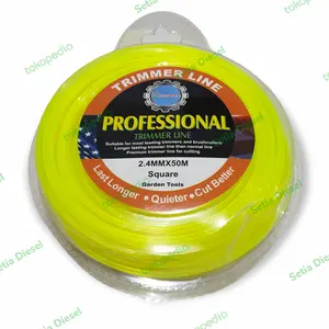 Tali Senar Potong Rumput 50 Meter Kuning Trimmer Line