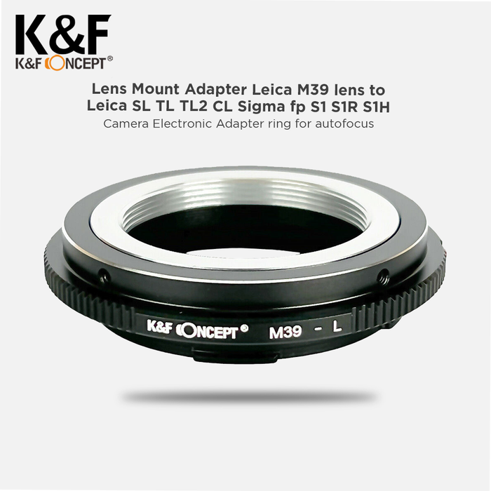 Gambar KNF Concept Lens Mount Adapter Leica M39 to L Mount Camera Body dari K&F Concept Authorized Dealer Kota Administrasi Jakarta Barat Tokopedia