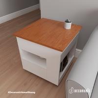 Gambar Decorunic Meja Nakas Kamar Tidur - Bedside Table Meja Storage Lift Up dari Decorunic Kab. Jepara 2 Tokopedia