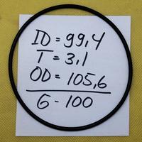 Gambar oring seal 3,1 x 99,4 x 105,6 mm JIS G 100 NBR 70 dari Oring Central Kota Surabaya 1 Tokopedia