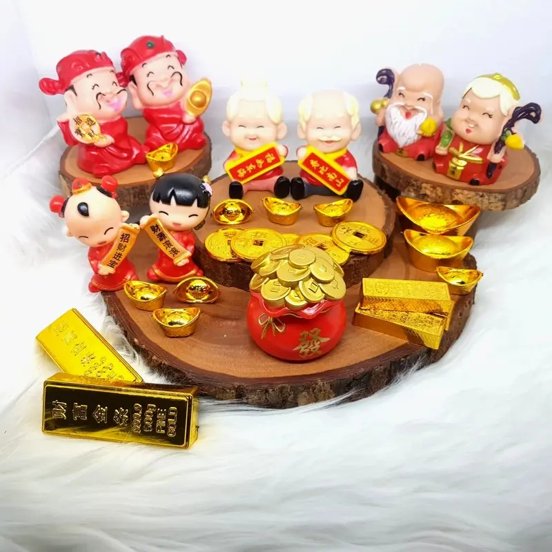 topper hiasan kue imlek hampers dewa rejeki keberuntungan chai shen 2