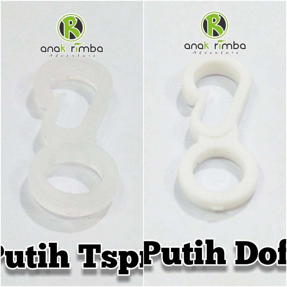 CTM PUTIH. PENGAIT TALI MASKER, CANGKLONGAN TALI MASKER HITAM - Putih Tspn
