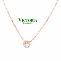 Gambar Liontin Berlian Solitaire + Kalung VNK671286 Victoria Jewellery dari Victoria Jewellery Online Kota Administrasi Jakarta Selatan 2 Tokopedia