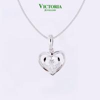 Gambar Liontin Berlian + Kalung VPD620192 Victoria Jewellery - WHITE GOLD dari Victoria Jewellery Online Kota Administrasi Jakarta Selatan 4 Tokopedia