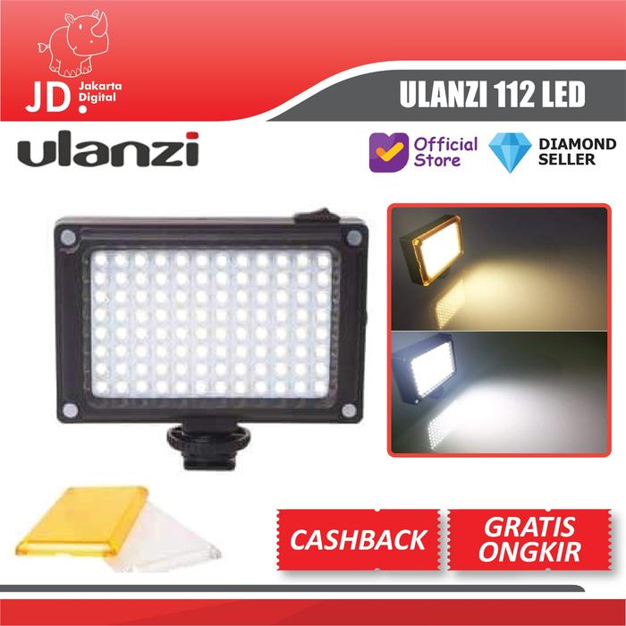 Gambar ULANZI 112LED Video LED Mini 112 Light Vlog with Pouch Original dari Jakarta Digital 8 Kota Administrasi Jakarta Pusat Tokopedia
