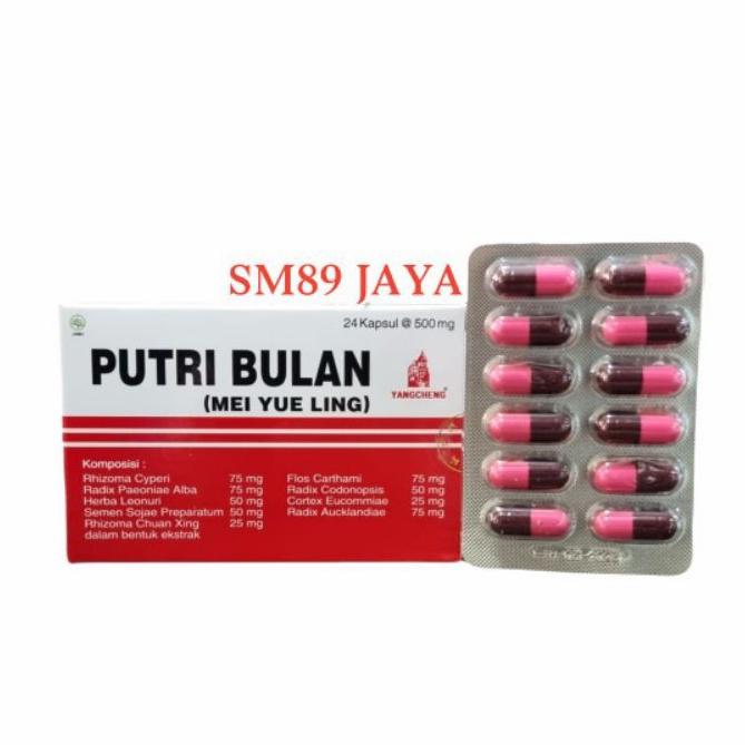 obat herbal nyeri haid / menstruasi pms PUTRI BULAN ( MEI YUE LING)