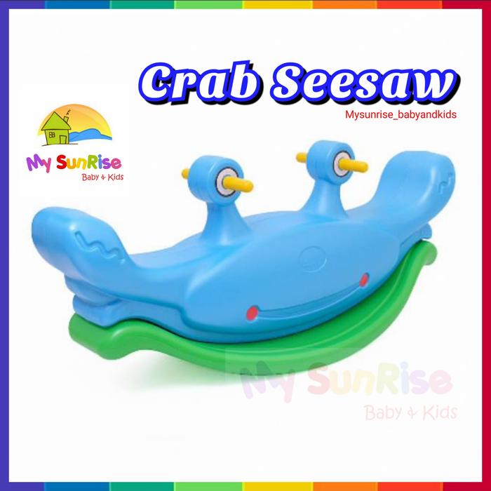 Gambar LABEILLE ID CUTE CRAB SEESAW KC - 331 MAINAN JUNGKITAN JUNGKAT JUNGKIT dari Sunrise Toys Kota Surabaya Tokopedia