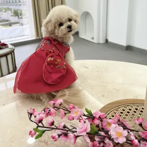 baju anjing cheongsam imlek tutu dgn tas