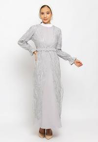 Gambar Puricia - Gamis Wanita Hawa - B - Pink, S dari Kopamart Kota Surabaya 2 Tokopedia