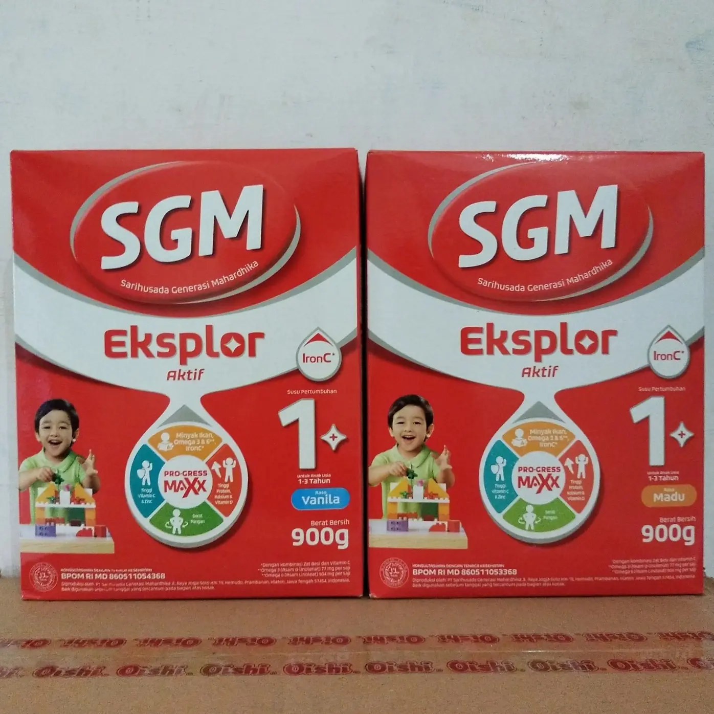 SGM EKSPLOR 1+ SUSU PERTUMBUHAN VANILA | MADU 900G