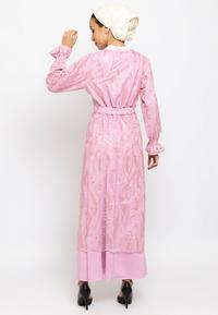 Gambar Puricia - Gamis Wanita Hawa - B - Pink, S dari Kopamart Kota Surabaya 3 Tokopedia