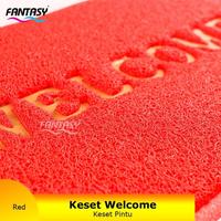 Gambar Fantasy Keset Welcome Anti Slip Doormat 60x80 cm Karpet PVC Mie Bihun Lobby - Merah dari Fantasy Official Kota Tangerang 5 Tokopedia