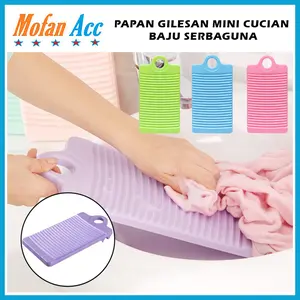 Papan Cucian Gilesan Mini Alas Penggilasan Pakaian Baju Anak Kain Lap