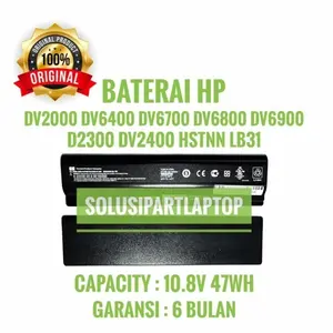 Baterai Battery HP Presario V3000 V3100 V3500 V3600 V3700 DB31 ori