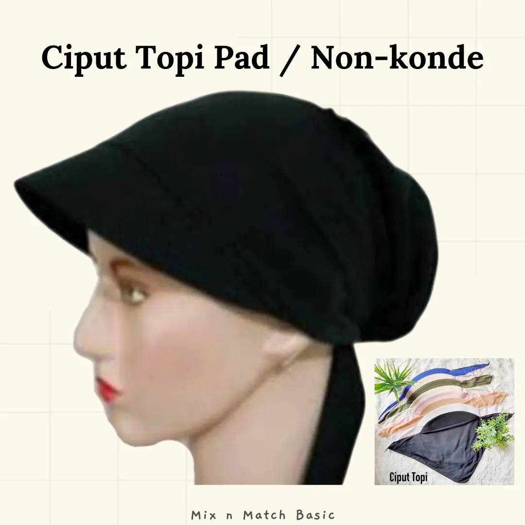 Ciput Topi Tali Inner Dalaman Hijab