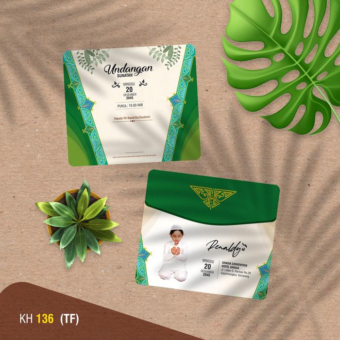 Gambar Blangko Undangan SUNAT / KHITANAN ANAK / SUNANTAN / KHITAN KH 136 TF dari Toko Bintang Kasih Kota Pasuruan Tokopedia