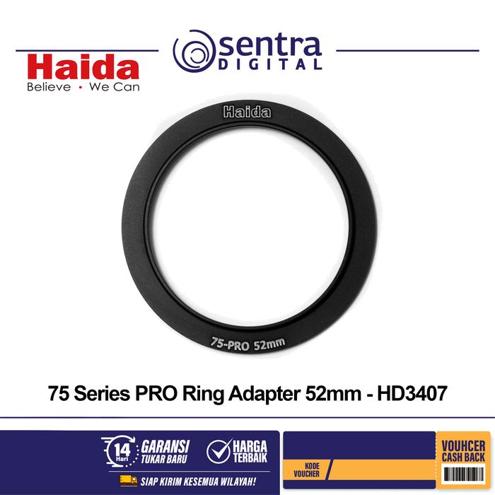 Gambar Haida 75 Series PRO Ring Adapter 52mm - HD3407 dari Sentra Digital Kota Surabaya Tokopedia