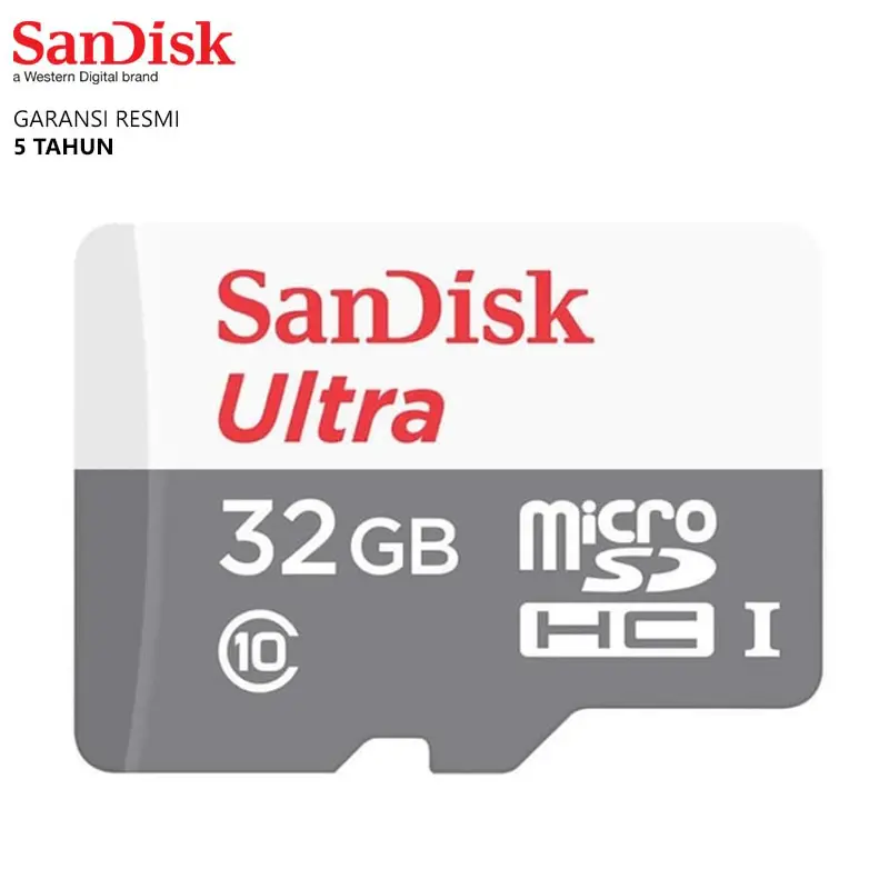 MicroSD Sandisk Ultra 32GB Class 10 80MBPS Micro SD Card 32 GB SDHC 0