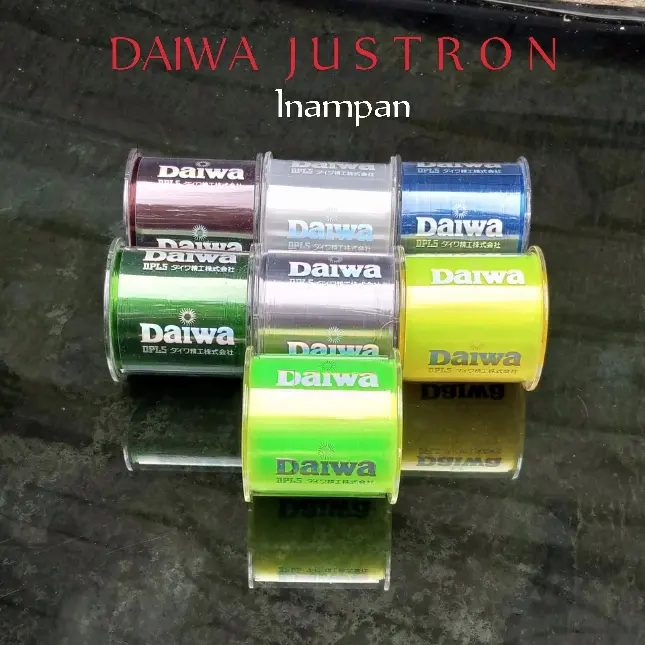 Senar Pancing Daiwa Justron Fishing Line Monofilament 500 m MaxDrag 18.4 kg 0