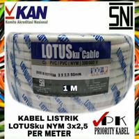 Gambar Kabel LOTUSku NYM 3x2,5 3x2.5 (Per meter) dari Priority Kabel Kota Administrasi Jakarta Barat 1 Tokopedia