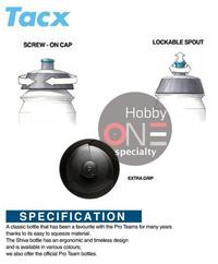 Gambar TACX Shiva 500cc TRANSPARAN AQUA Bottle - Botol Minum Bidon dari Hobby One Kota Bandung 2 Tokopedia