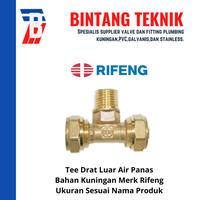Gambar Tee Drat Luar Air Panas 3/4" (1620) x Drat 1/2" inch Rifeng dari Bintang Teknik Toko Kota Administrasi Jakarta Barat 1 Tokopedia