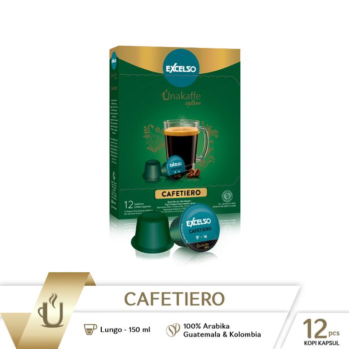 Gambar Coffee Capsule - Kopi Kapsul Excelso Unakaffe Cafetiero Box dari Unakaffe System Kota Tangerang Tokopedia