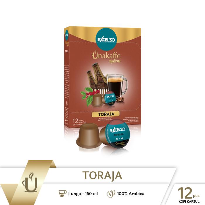 Gambar Coffee Capsule - Kopi Kapsul Excelso Unakaffe Toraja Box dari Unakaffe System Kota Tangerang Tokopedia