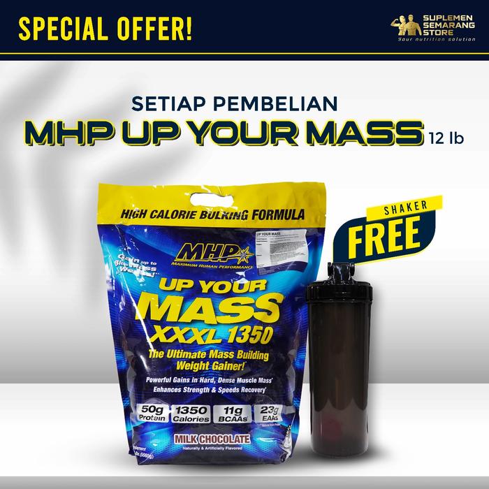 Gambar MHP up your mass 12lbs gainer BPOM dari 88suplemensemarang Kota Semarang Tokopedia