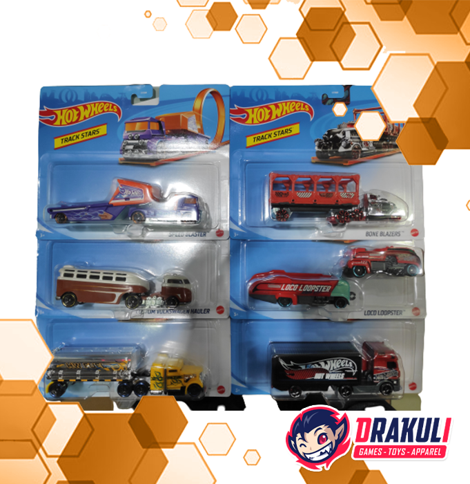 Gambar Toys Hot Wheels Track Stars Truck Assorted (BFM60) dari Drakuli Games Store Kota Administrasi Jakarta Pusat Tokopedia