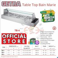 Gambar Getra Tb4 Table Top Bain Marie - Tb 4 dari E Three Shop Kota Administrasi Jakarta Utara 1 Tokopedia
