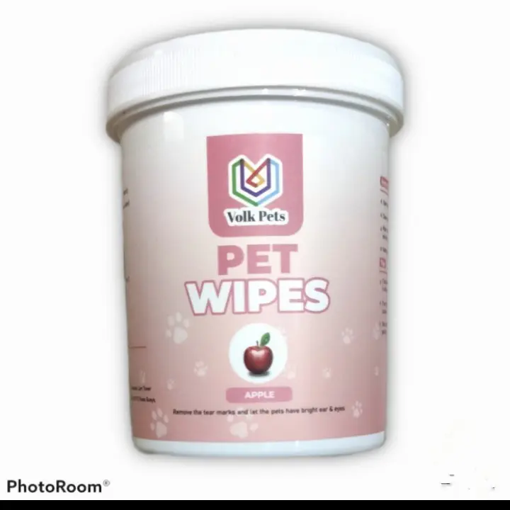 VOLK Pets 150lbr Tissue basah anjing kucing pet eye & ear wipes 3