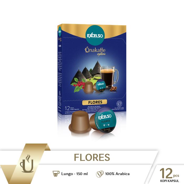 Gambar Coffee Capsule - Kopi Kapsul Excelso Unakaffe Flores box dari Unakaffe System Kota Tangerang Tokopedia