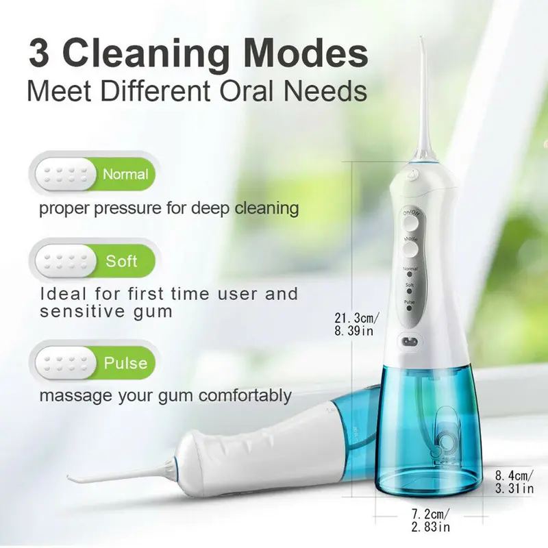 Portable Oral Irrigator Water Flosser Dental Electric Floss FC1591 3