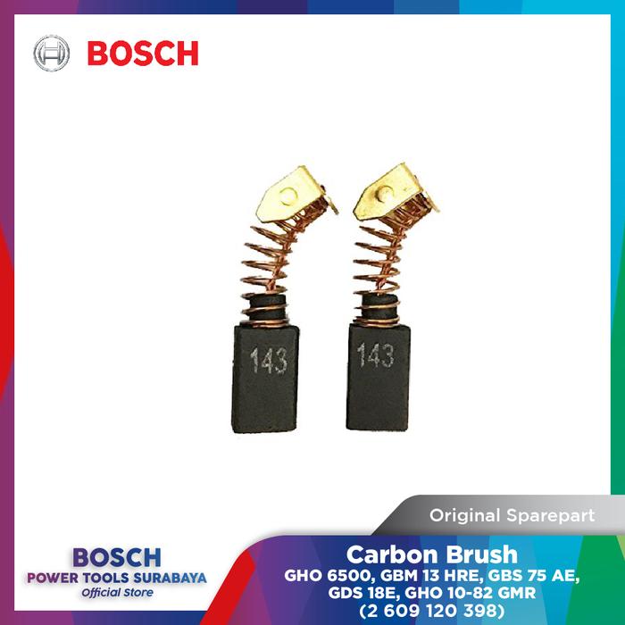 Gambar Original Carbon Brush Bosch GHO 6500, GBM 13 HRE, GBS 75 AE, GDS 18E dari Bosch Tools Authorized DNY Kota Surabaya Tokopedia