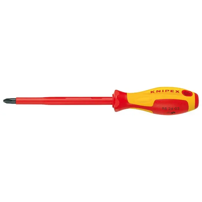 Obeng Plus Listrik 98 24 03 Knipex Screwdriver for cross recessed PH3 3