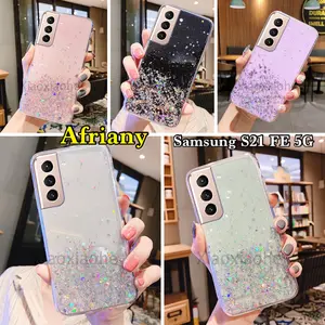 Samsung Galaxy S21 FE 2021 Casing Soft Case Tpu Bahan Premium Glitter