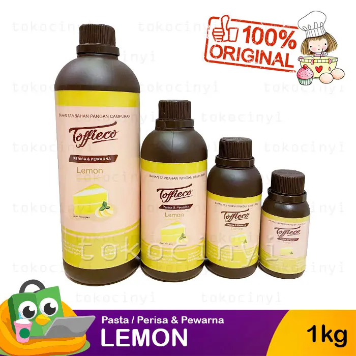 Toffieco Pasta Perisa & Pewarna - Lemon 1kg