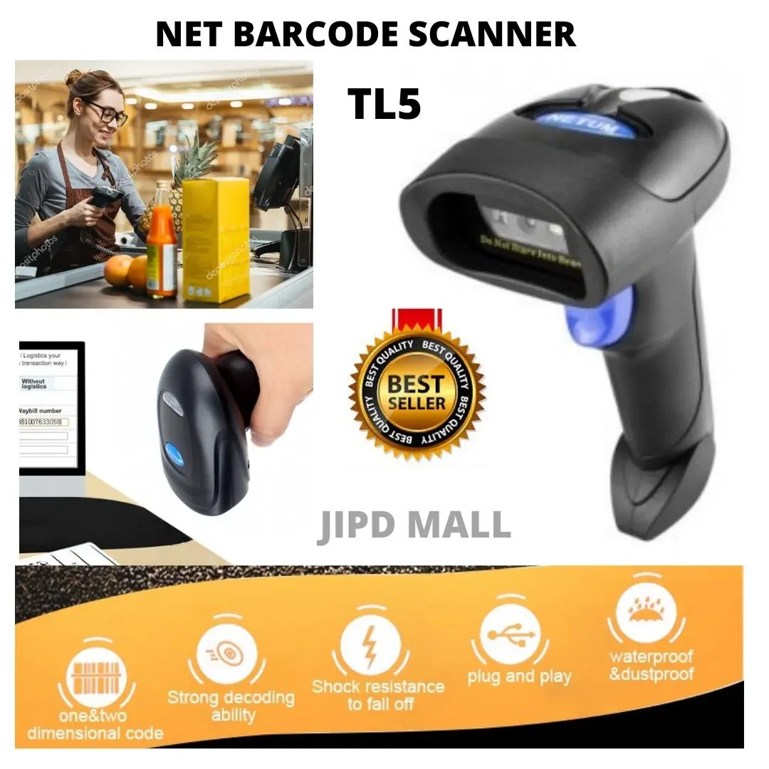 NET Barcode Scanner 1D USB Laptop PC TL5 111130
