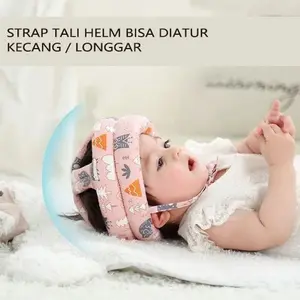Topi Pelindung Kepala Bayi dan anak saat belajar jalan