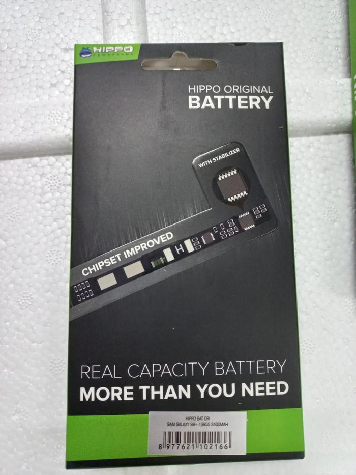 Gambar Hippo Baterai Samsung S8+ G955 3400 mAh Premium Cell Quality dari HIPPO SURABAYA Kota Surabaya Tokopedia