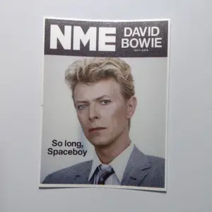 Sticker Cover Magazine NME Bowie Spaceboy
