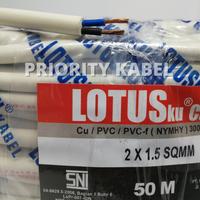 Gambar Kabel LOTUSku NYMHY 2x1,5 2x1.5 (Per 5 meter) dari Priority Kabel Kota Administrasi Jakarta Barat 5 Tokopedia