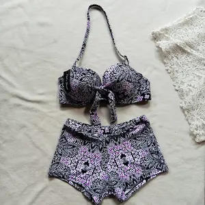 BK 3318.V03 BATIK UNGU - BIKINI PUSH UP FOAM WITH WIRES
